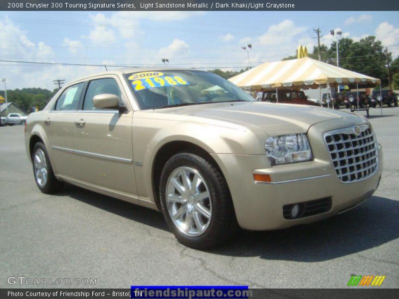 Light Sandstone Metallic / Dark Khaki/Light Graystone 2008 Chrysler 300 Touring Signature Series
