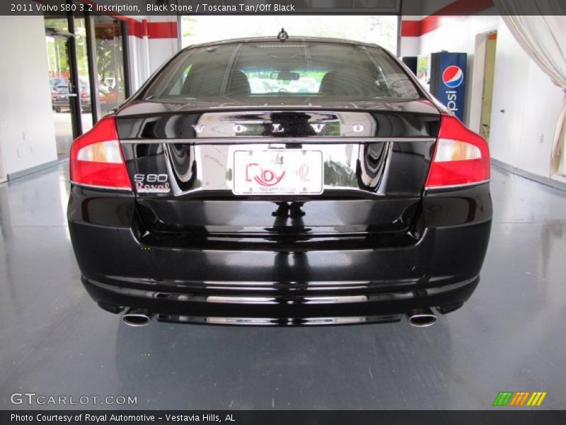 Black Stone / Toscana Tan/Off Black 2011 Volvo S80 3.2 Inscription