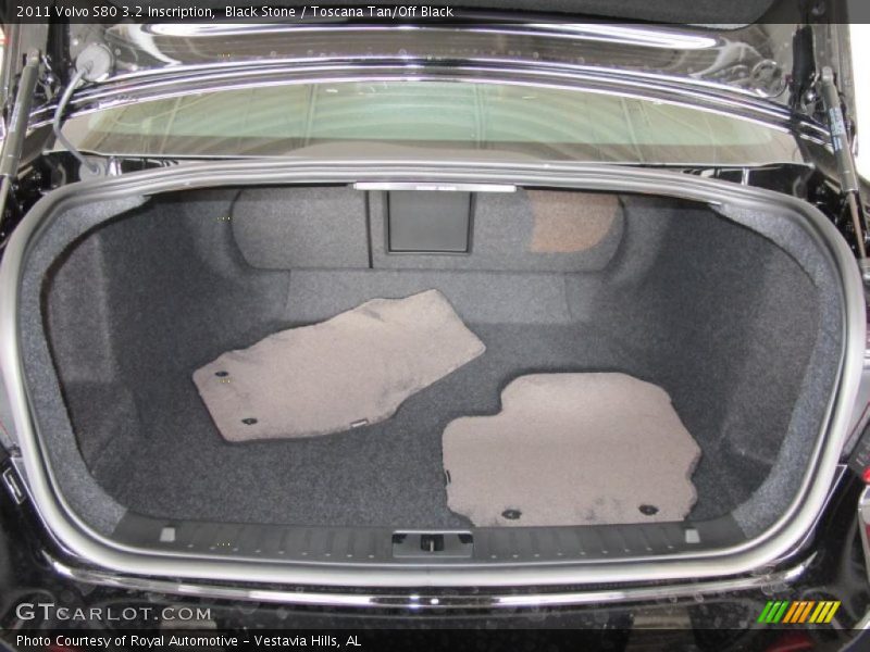 Black Stone / Toscana Tan/Off Black 2011 Volvo S80 3.2 Inscription