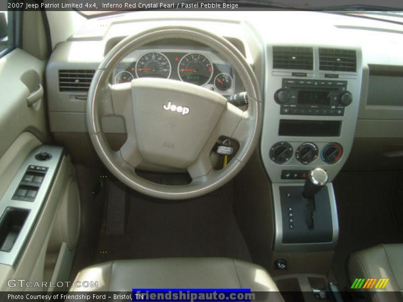 Inferno Red Crystal Pearl / Pastel Pebble Beige 2007 Jeep Patriot Limited 4x4