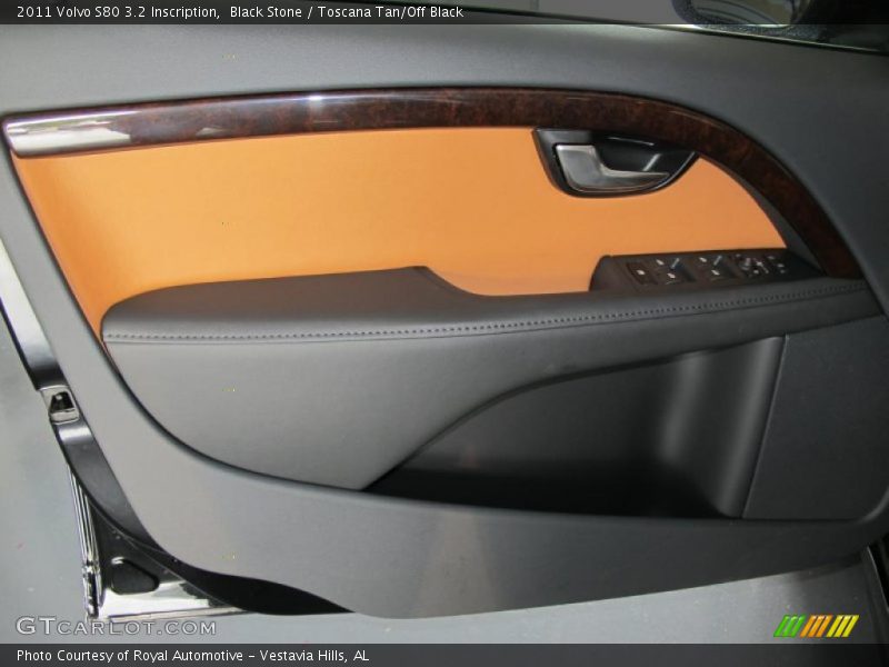 Black Stone / Toscana Tan/Off Black 2011 Volvo S80 3.2 Inscription