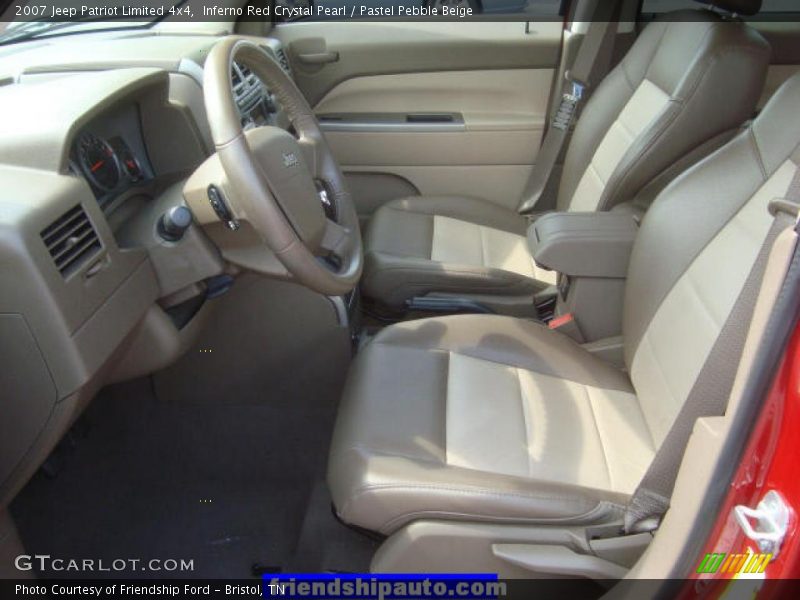 Inferno Red Crystal Pearl / Pastel Pebble Beige 2007 Jeep Patriot Limited 4x4