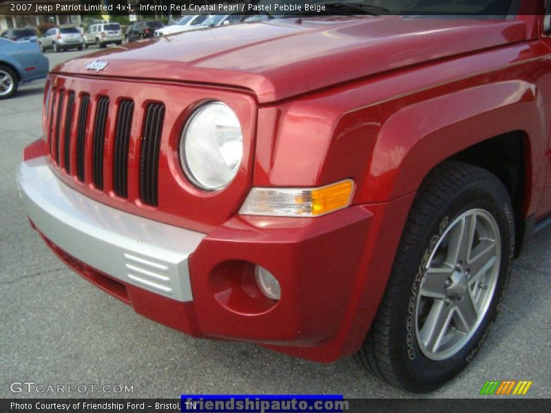 Inferno Red Crystal Pearl / Pastel Pebble Beige 2007 Jeep Patriot Limited 4x4