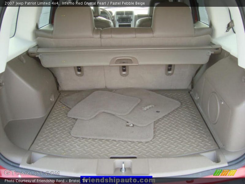Inferno Red Crystal Pearl / Pastel Pebble Beige 2007 Jeep Patriot Limited 4x4