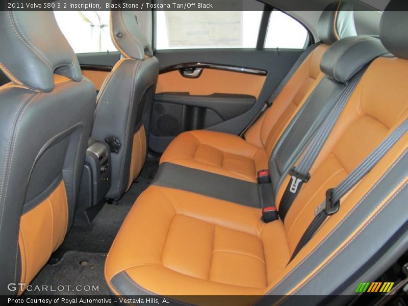 Black Stone / Toscana Tan/Off Black 2011 Volvo S80 3.2 Inscription