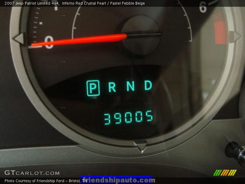 Inferno Red Crystal Pearl / Pastel Pebble Beige 2007 Jeep Patriot Limited 4x4