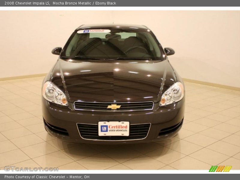 Mocha Bronze Metallic / Ebony Black 2008 Chevrolet Impala LS