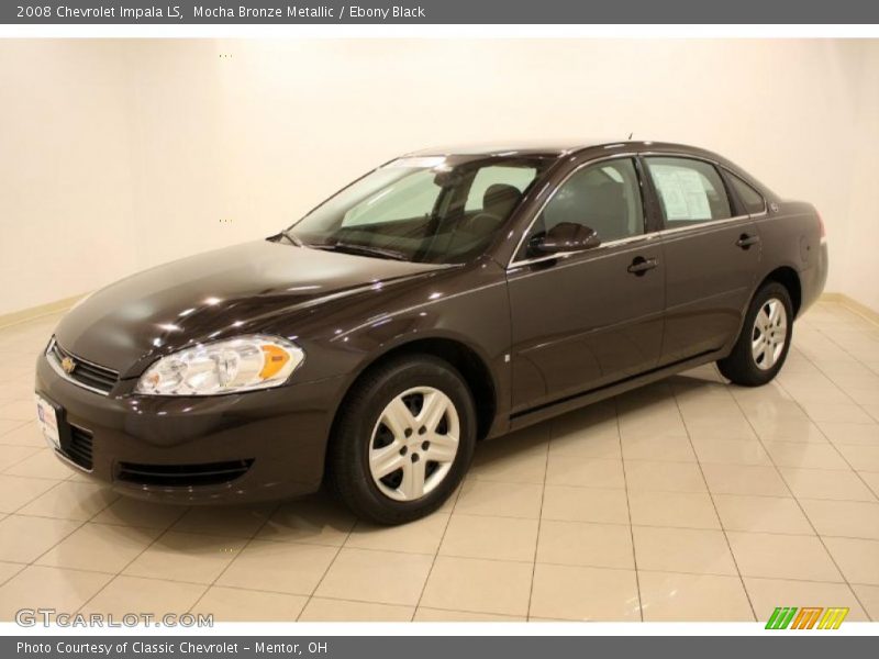 Mocha Bronze Metallic / Ebony Black 2008 Chevrolet Impala LS