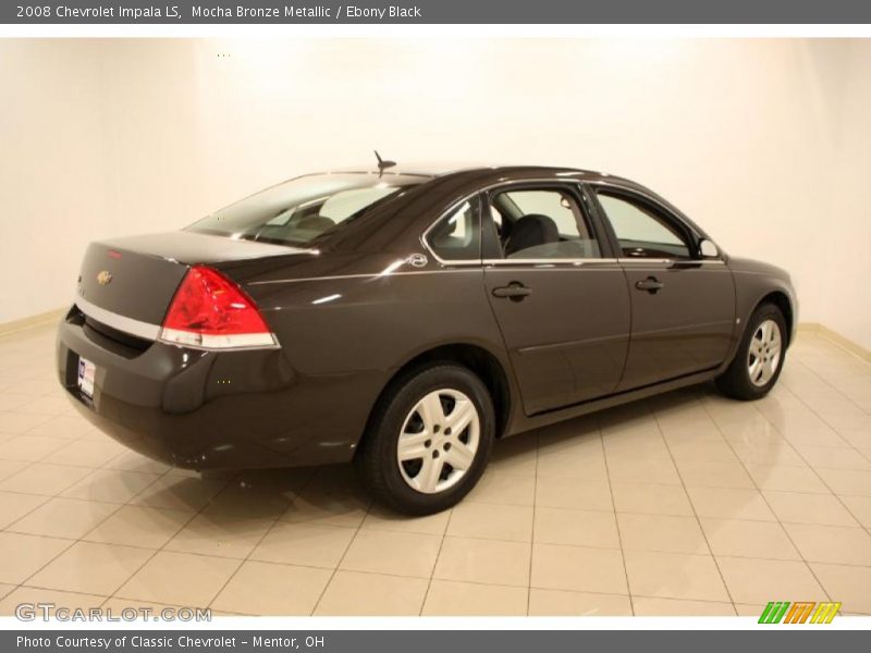 Mocha Bronze Metallic / Ebony Black 2008 Chevrolet Impala LS