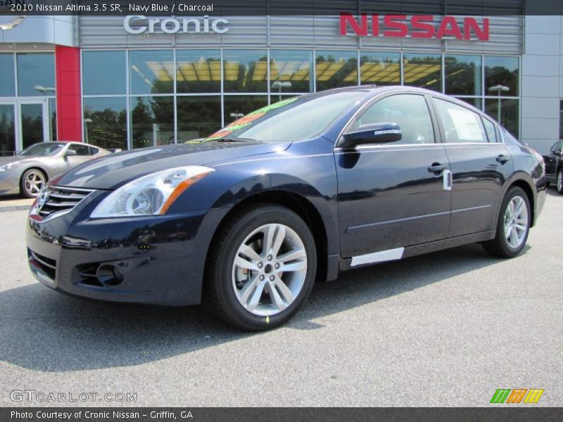 Navy Blue / Charcoal 2010 Nissan Altima 3.5 SR
