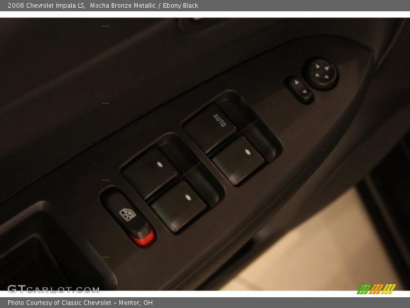 Mocha Bronze Metallic / Ebony Black 2008 Chevrolet Impala LS