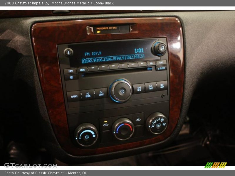 Mocha Bronze Metallic / Ebony Black 2008 Chevrolet Impala LS