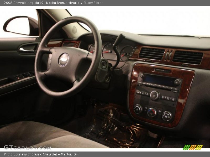 Mocha Bronze Metallic / Ebony Black 2008 Chevrolet Impala LS