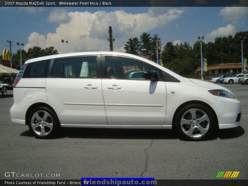 Whitewater Pearl Mica / Black 2007 Mazda MAZDA5 Sport