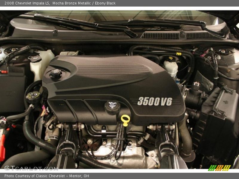 Mocha Bronze Metallic / Ebony Black 2008 Chevrolet Impala LS