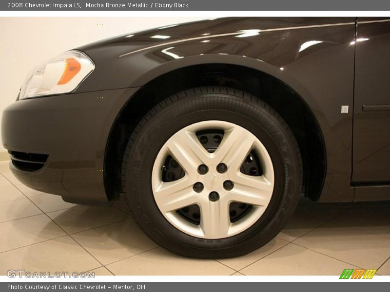 Mocha Bronze Metallic / Ebony Black 2008 Chevrolet Impala LS