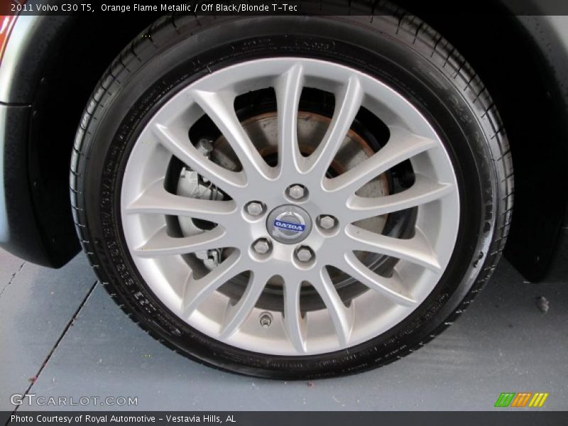 Orange Flame Metallic / Off Black/Blonde T-Tec 2011 Volvo C30 T5
