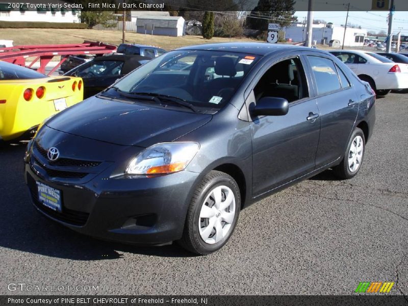Flint Mica / Dark Charcoal 2007 Toyota Yaris Sedan