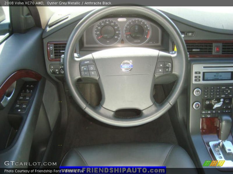 Oyster Grey Metallic / Anthracite Black 2008 Volvo XC70 AWD