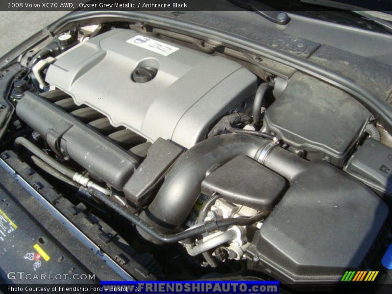 Oyster Grey Metallic / Anthracite Black 2008 Volvo XC70 AWD