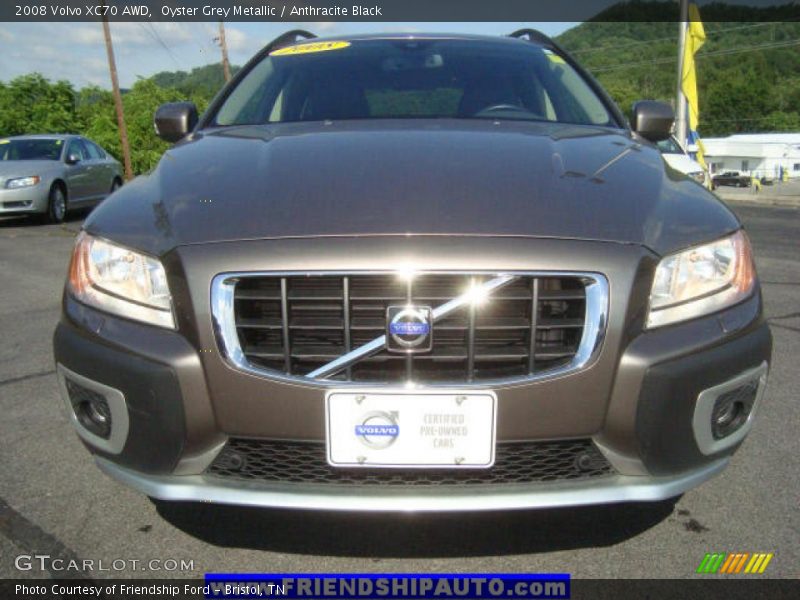 Oyster Grey Metallic / Anthracite Black 2008 Volvo XC70 AWD
