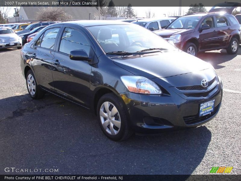 Flint Mica / Dark Charcoal 2007 Toyota Yaris Sedan