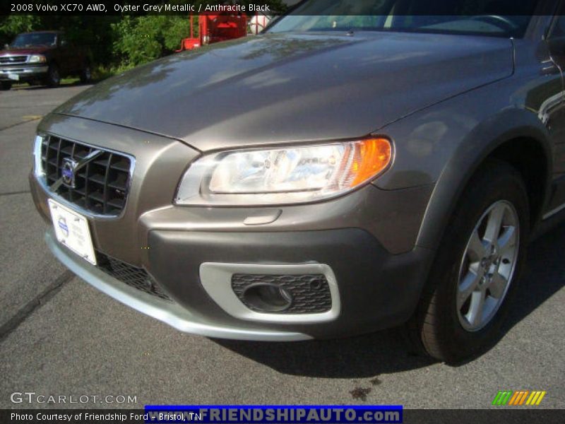 Oyster Grey Metallic / Anthracite Black 2008 Volvo XC70 AWD