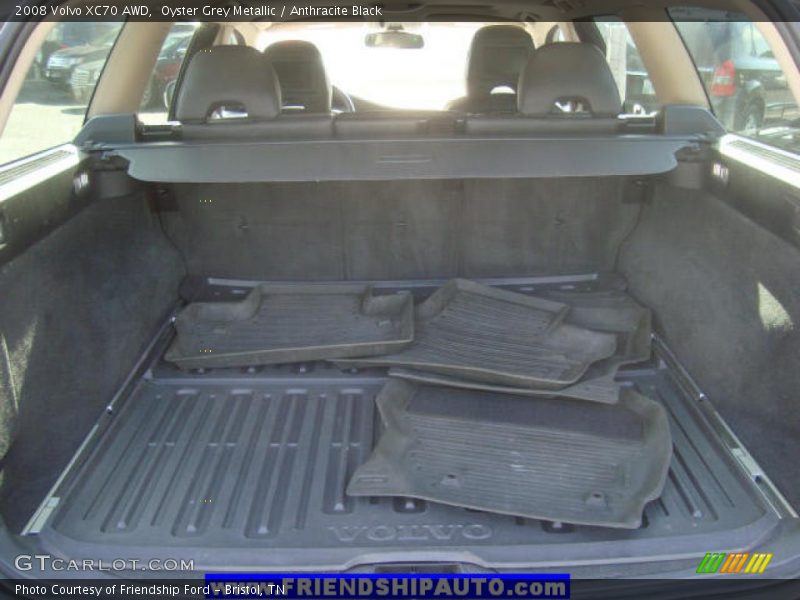 Oyster Grey Metallic / Anthracite Black 2008 Volvo XC70 AWD