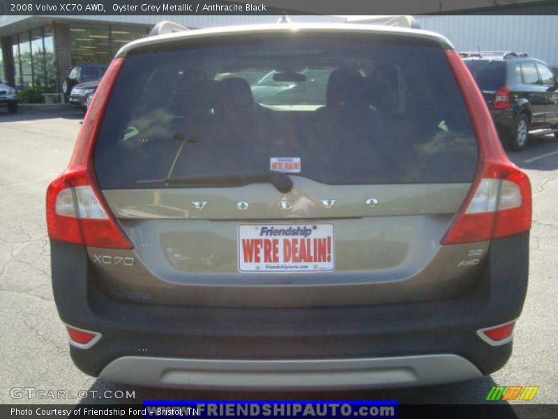 Oyster Grey Metallic / Anthracite Black 2008 Volvo XC70 AWD