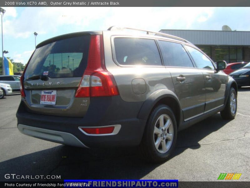 Oyster Grey Metallic / Anthracite Black 2008 Volvo XC70 AWD