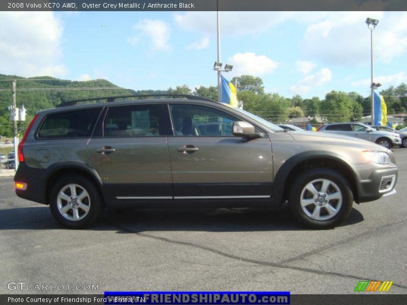 Oyster Grey Metallic / Anthracite Black 2008 Volvo XC70 AWD