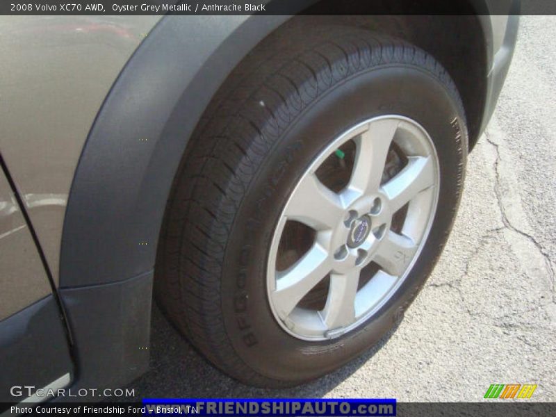 Oyster Grey Metallic / Anthracite Black 2008 Volvo XC70 AWD