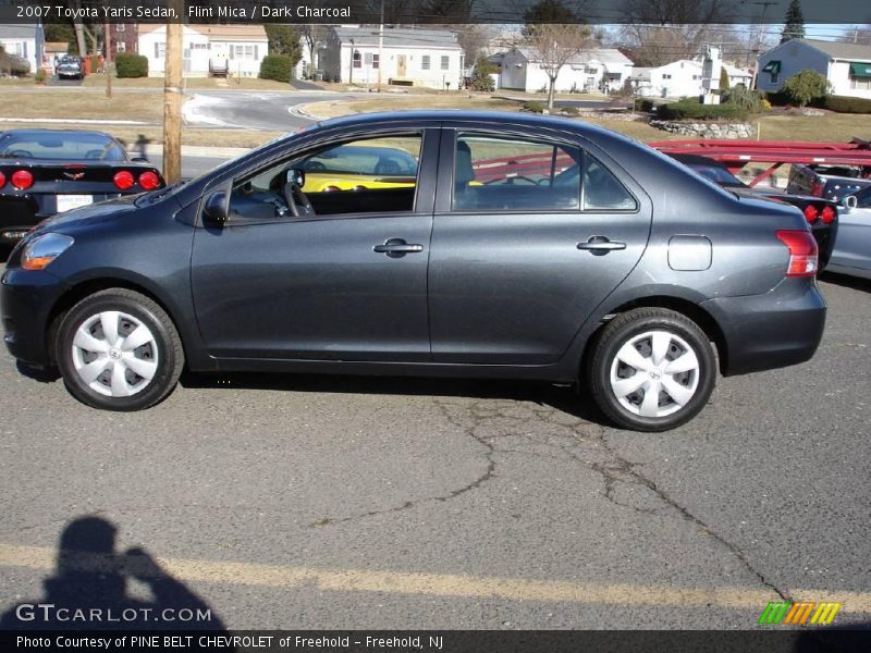 Flint Mica / Dark Charcoal 2007 Toyota Yaris Sedan