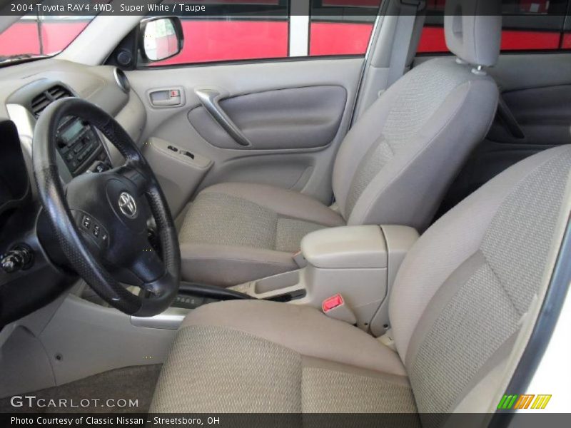Super White / Taupe 2004 Toyota RAV4 4WD
