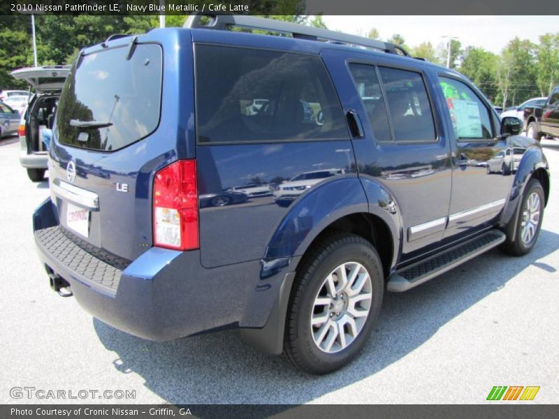 Navy Blue Metallic / Cafe Latte 2010 Nissan Pathfinder LE