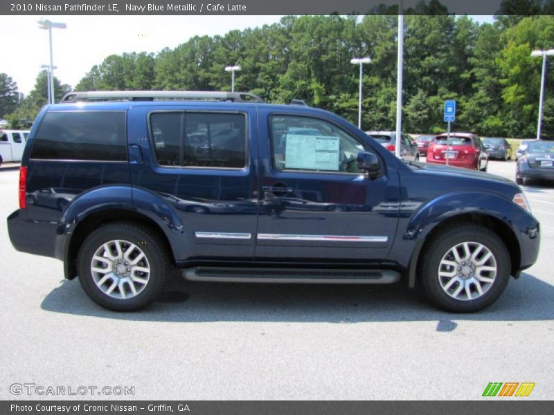 Navy Blue Metallic / Cafe Latte 2010 Nissan Pathfinder LE