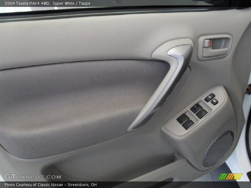 Super White / Taupe 2004 Toyota RAV4 4WD