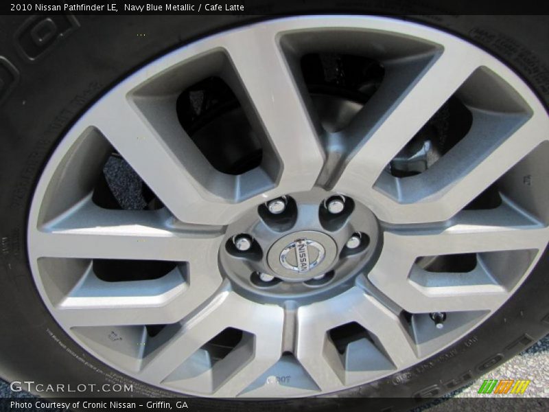 Navy Blue Metallic / Cafe Latte 2010 Nissan Pathfinder LE