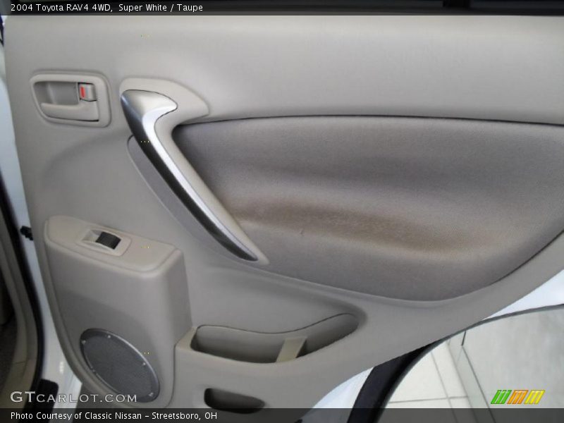Super White / Taupe 2004 Toyota RAV4 4WD