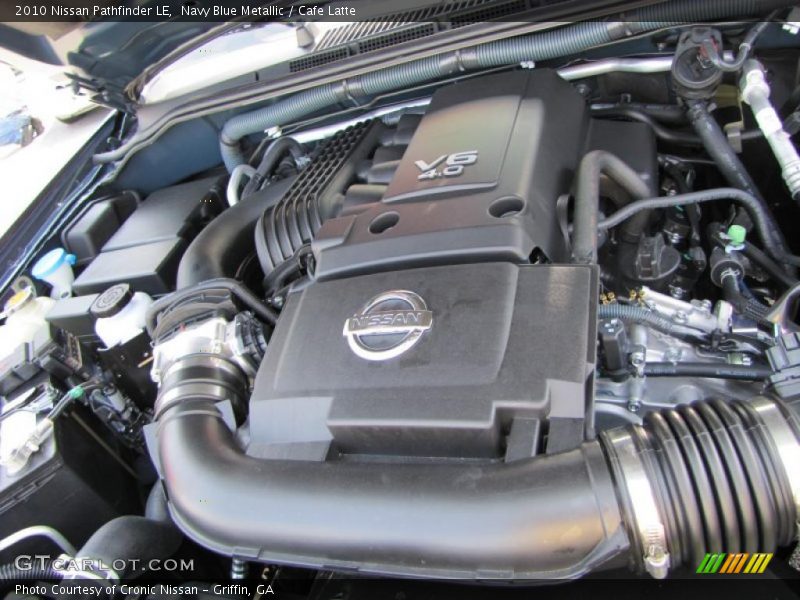 Navy Blue Metallic / Cafe Latte 2010 Nissan Pathfinder LE