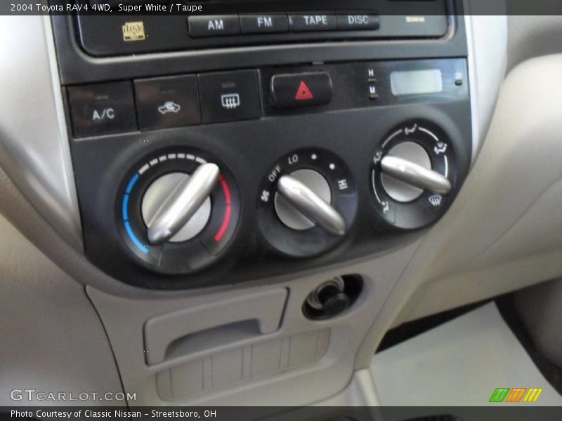 Super White / Taupe 2004 Toyota RAV4 4WD