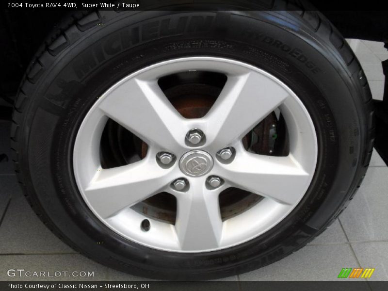 Super White / Taupe 2004 Toyota RAV4 4WD