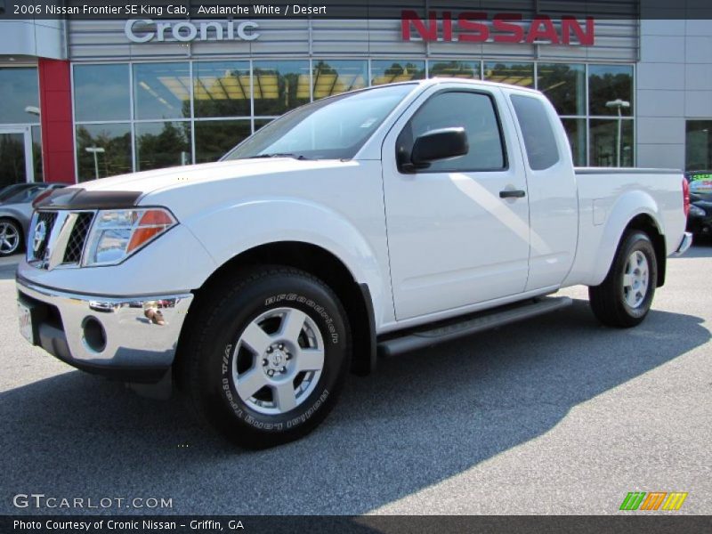 Avalanche White / Desert 2006 Nissan Frontier SE King Cab