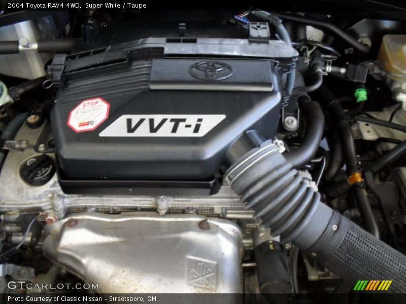 Super White / Taupe 2004 Toyota RAV4 4WD