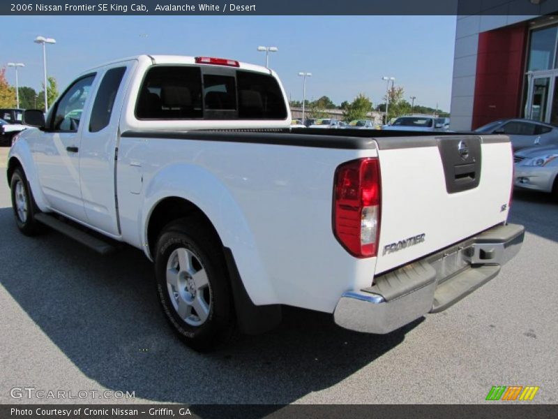 Avalanche White / Desert 2006 Nissan Frontier SE King Cab