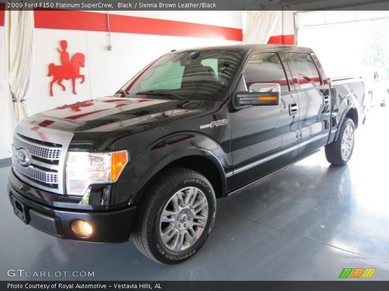 Black / Sienna Brown Leather/Black 2009 Ford F150 Platinum SuperCrew