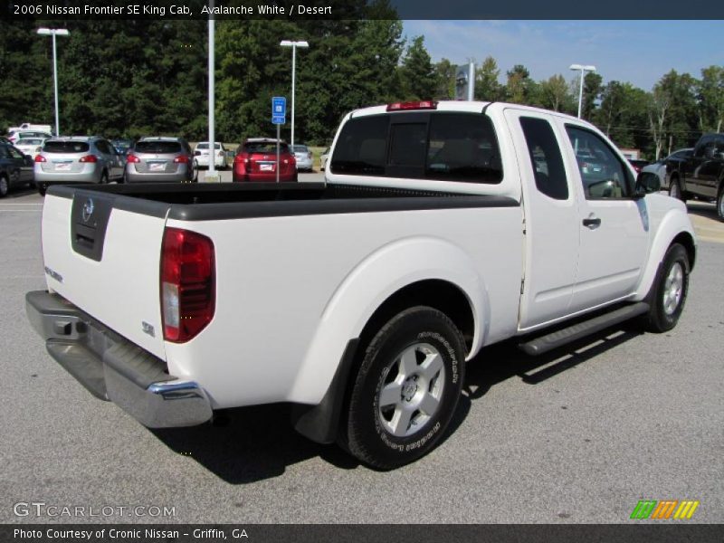 Avalanche White / Desert 2006 Nissan Frontier SE King Cab