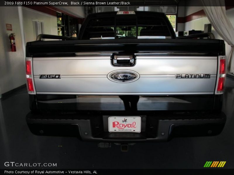 Black / Sienna Brown Leather/Black 2009 Ford F150 Platinum SuperCrew
