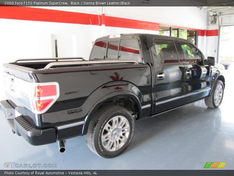 Black / Sienna Brown Leather/Black 2009 Ford F150 Platinum SuperCrew