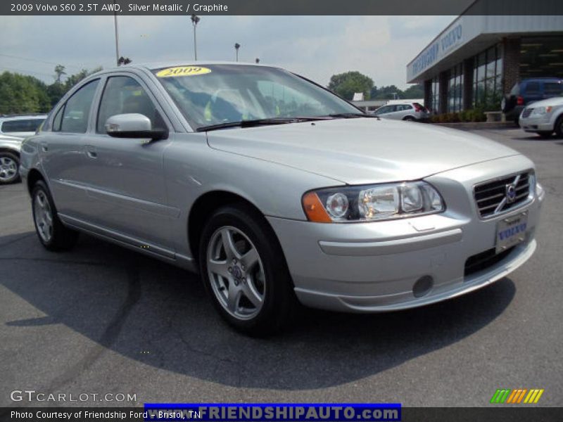 Silver Metallic / Graphite 2009 Volvo S60 2.5T AWD